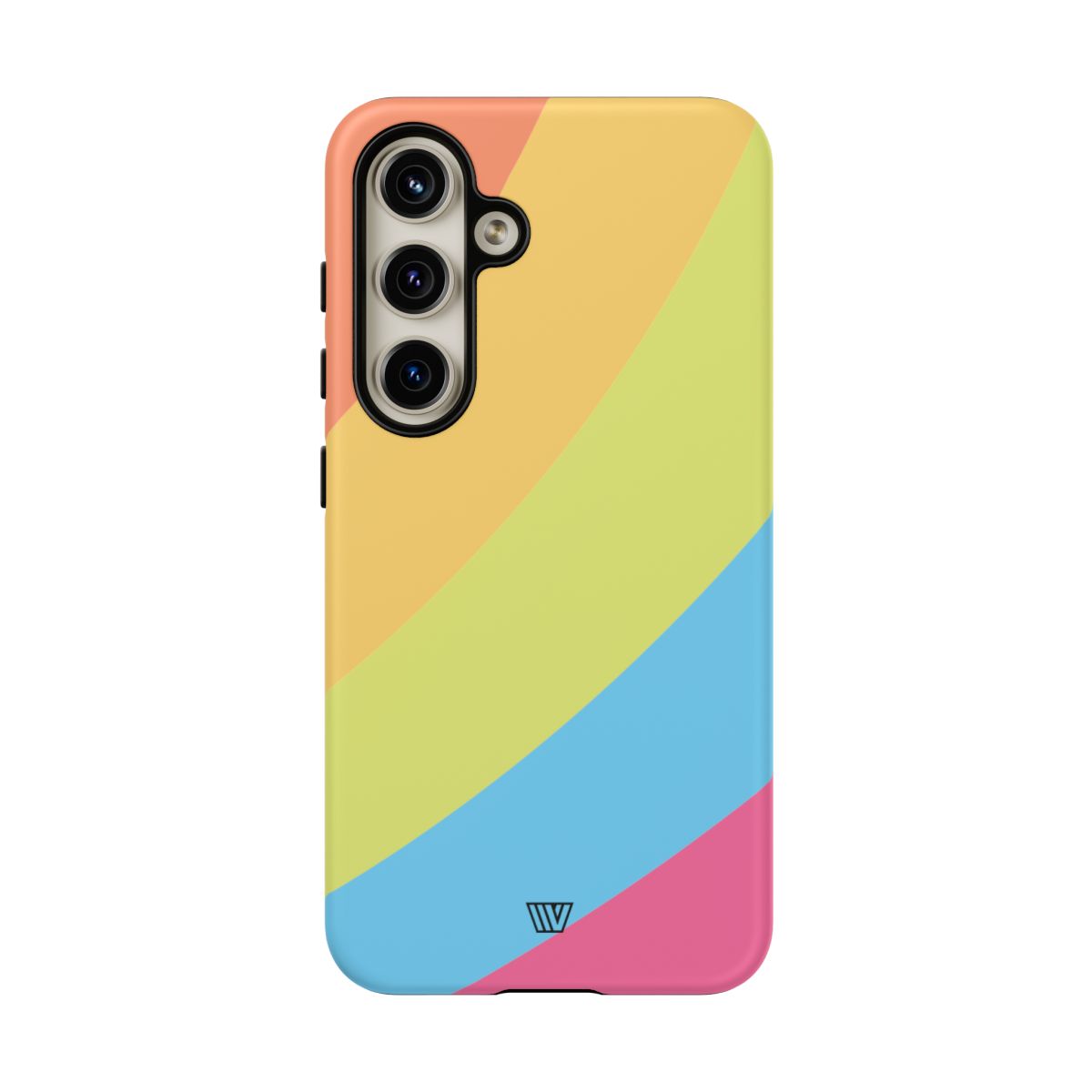 Neon Rainbow Tough Phone Case Dual-Layer Protective Shell