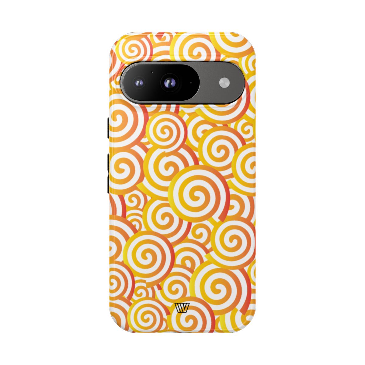 Abstract Spiral Orange Tough Phone Case