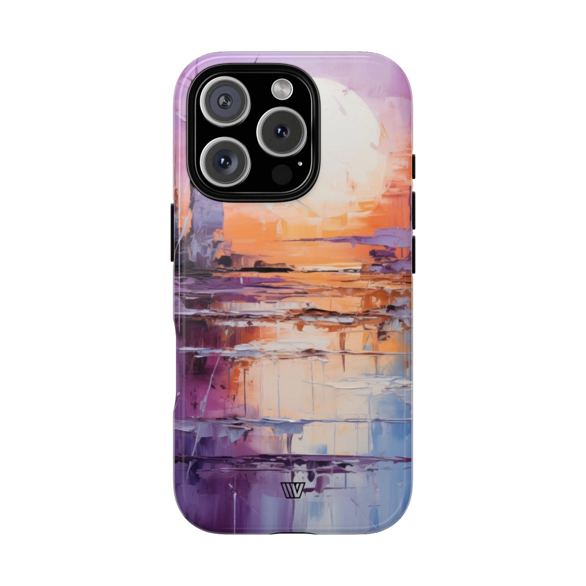 Acrylic Sunset Tough Phone Case Dual-Layer Protection