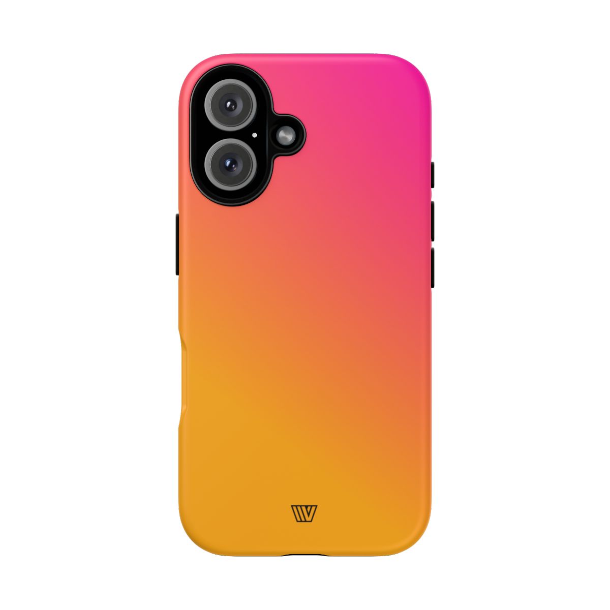 Hot Pink Orange Tough Phone Case