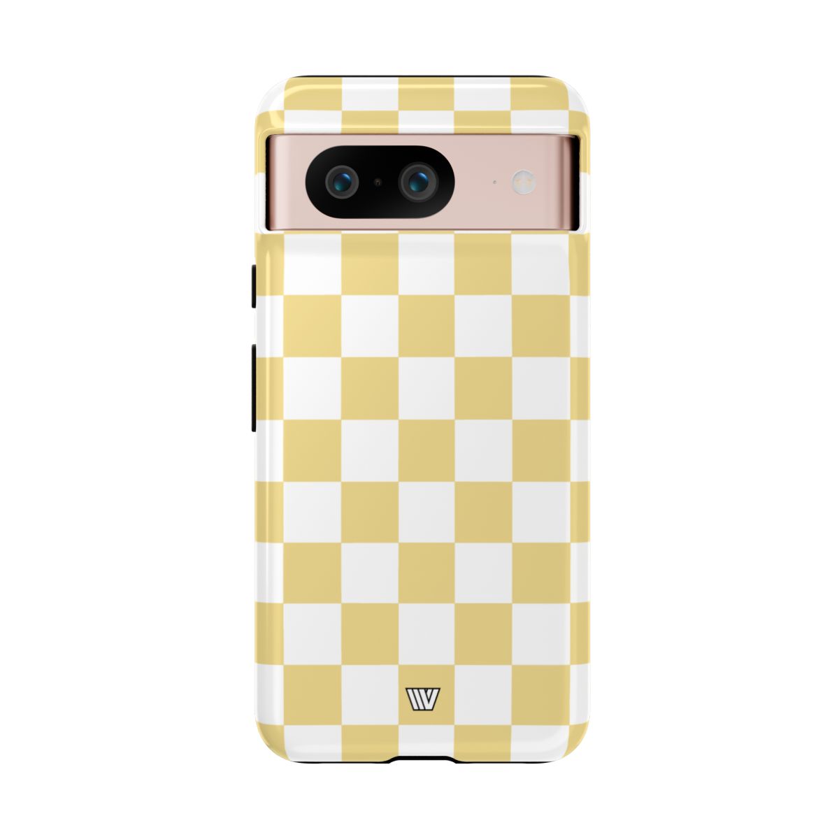 Banana Yellow Checkerboard Tough Phone Case