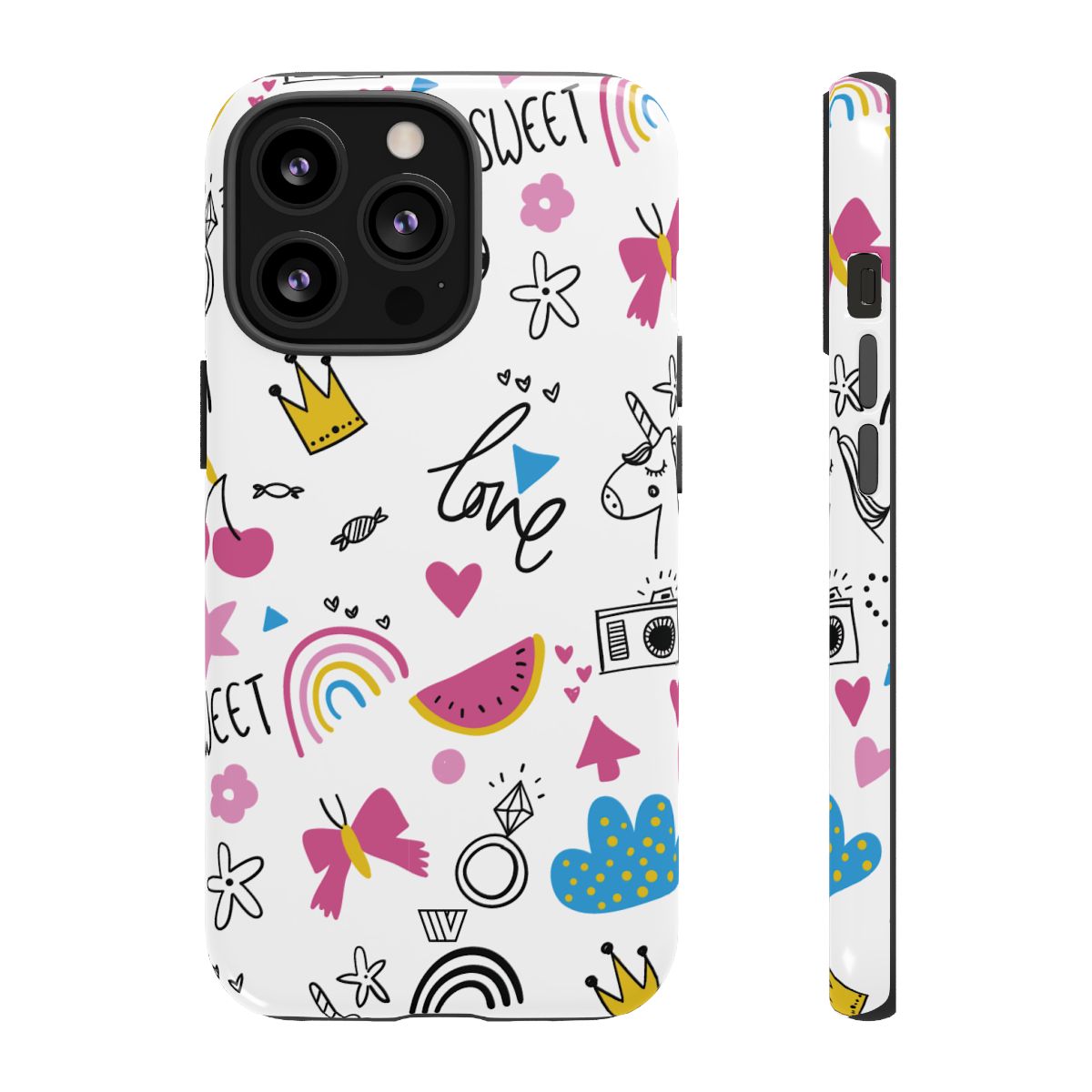Tough Impact Resistant Phone Case SWEET LOVE