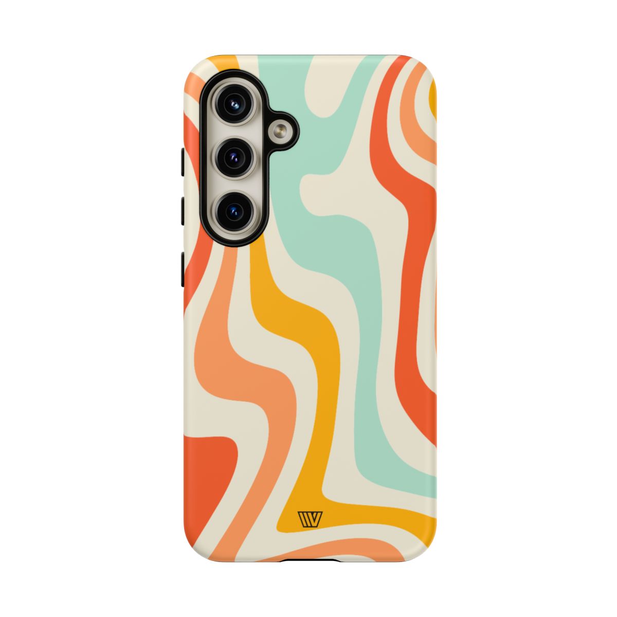 Retro Groovy Swirls Tough Phone Case