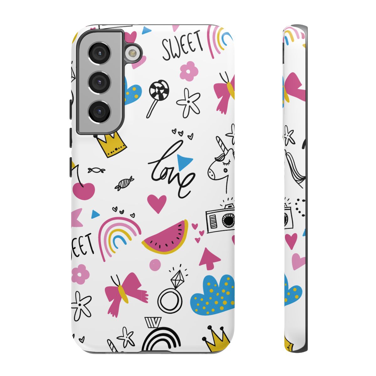 Tough Impact Resistant Phone Case SWEET LOVE