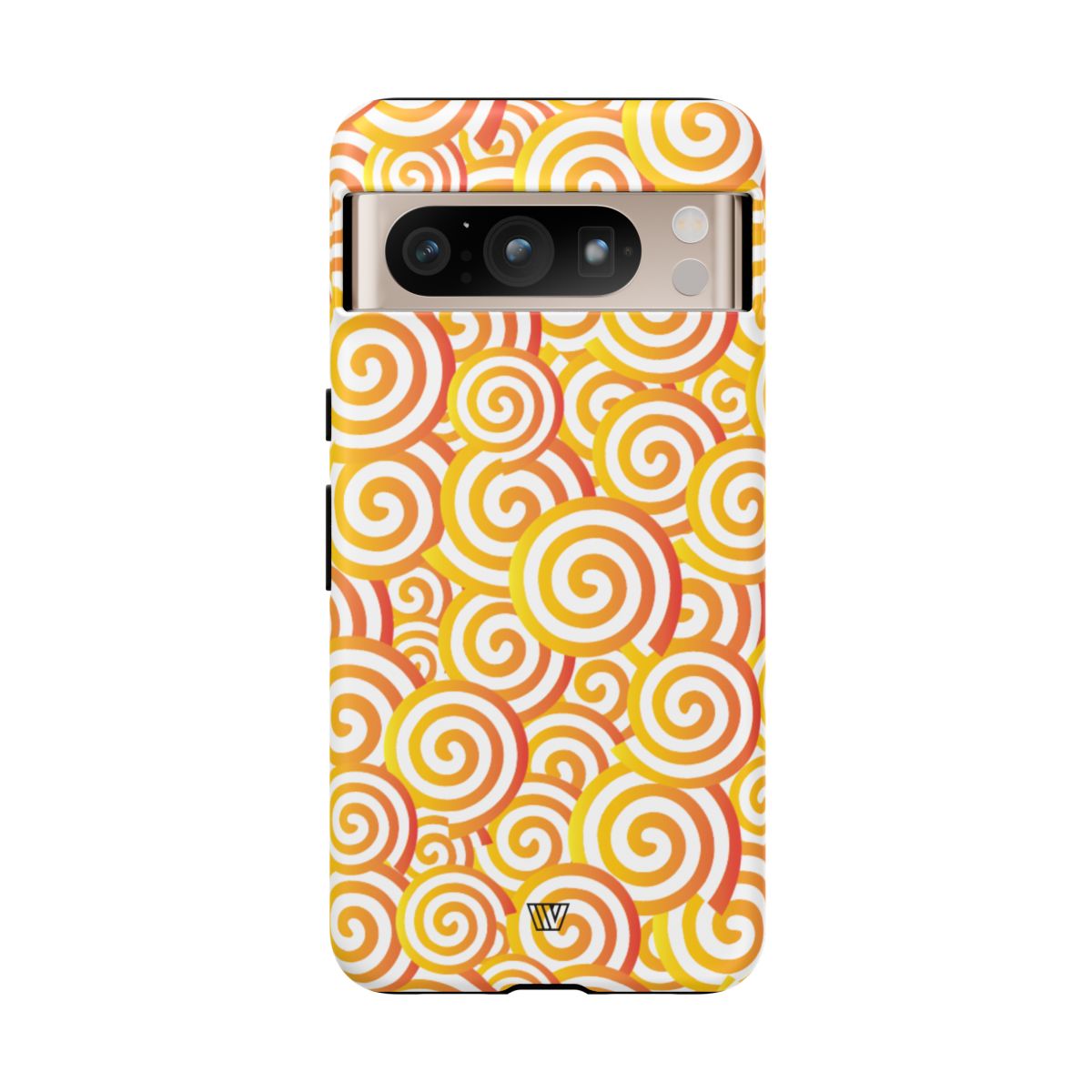 Abstract Spiral Orange Tough Phone Case