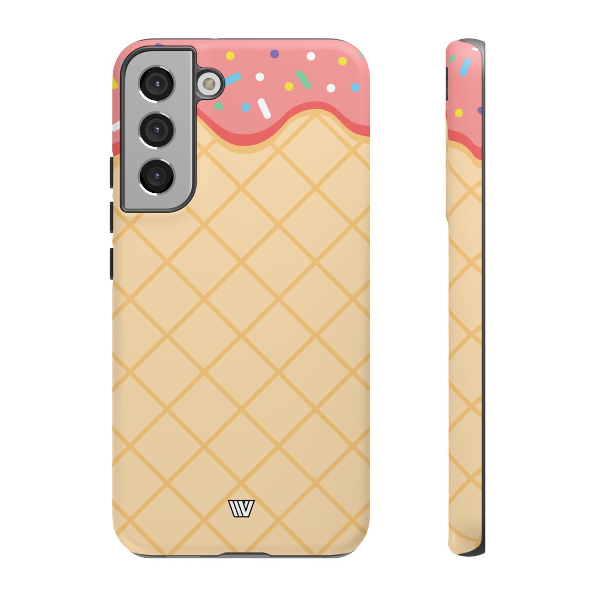 Ice Cream Cone Tough Phone Case Dual-Layer Protection