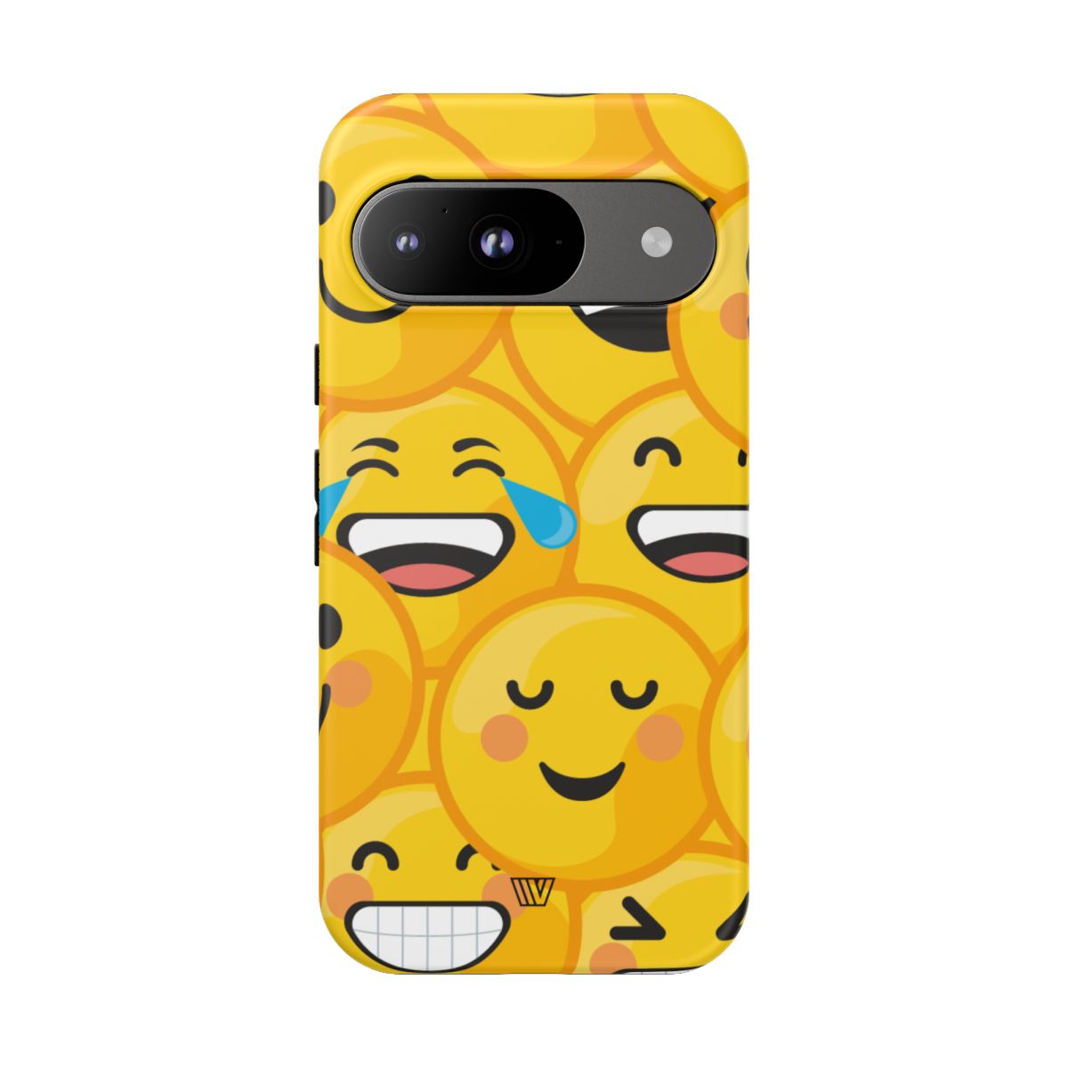 Tough Phone Case Impact-Resistant Dual-Layer Polycarbonate EMOJI FACES