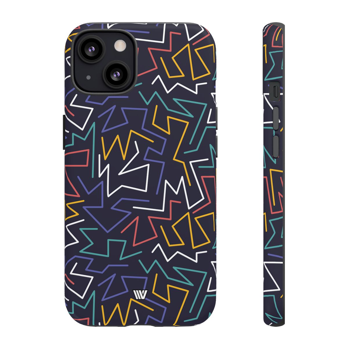 Tough Impact Resistant Phone Case ZIGZAG NIGHT