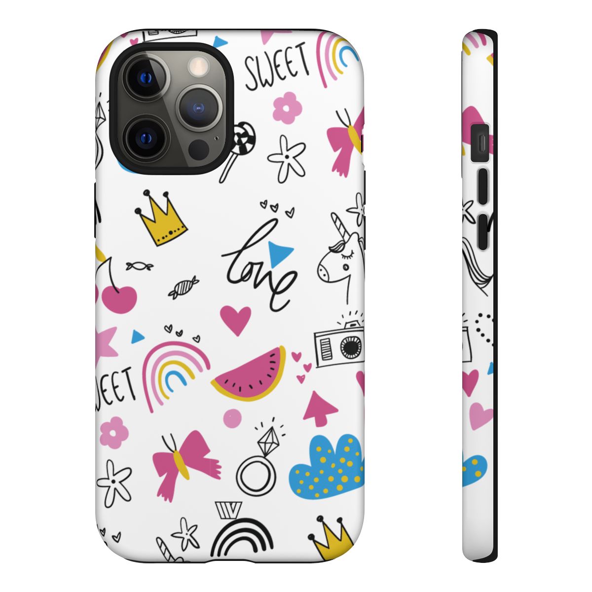 Tough Impact Resistant Phone Case SWEET LOVE