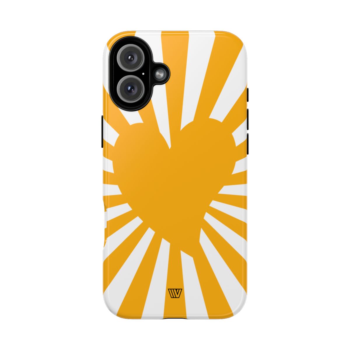 Heart Sun Rays Tough Phone Case with Impact Resistance
