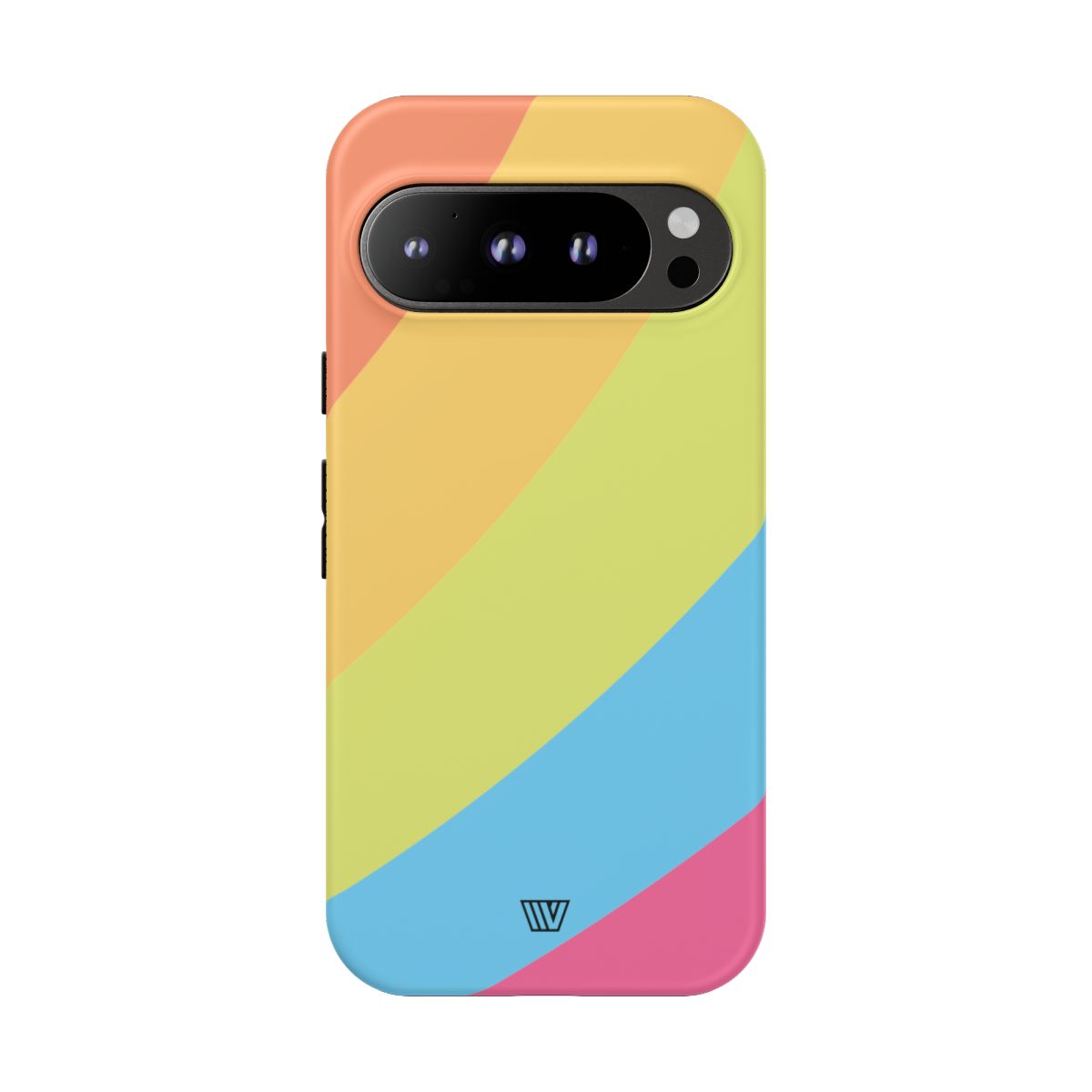 Neon Rainbow Tough Phone Case Dual-Layer Protective Shell