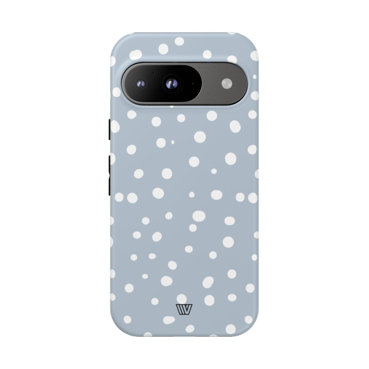 Blue Haze Dots Tough Phone Case Dual-Layer Protective Phone Case