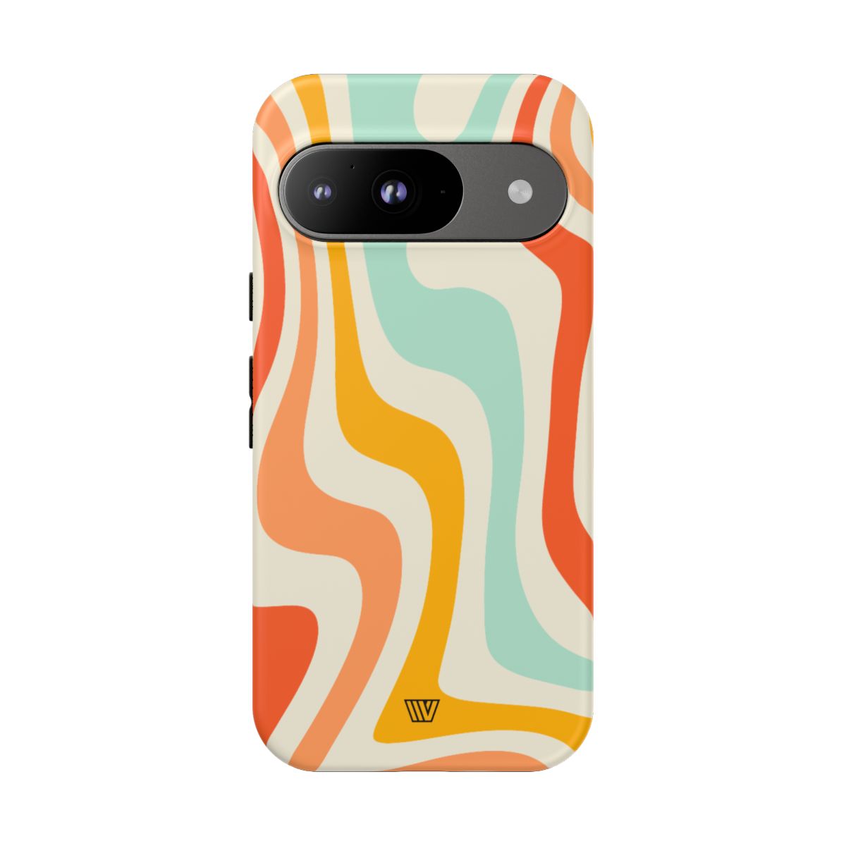 Retro Groovy Swirls Tough Phone Case