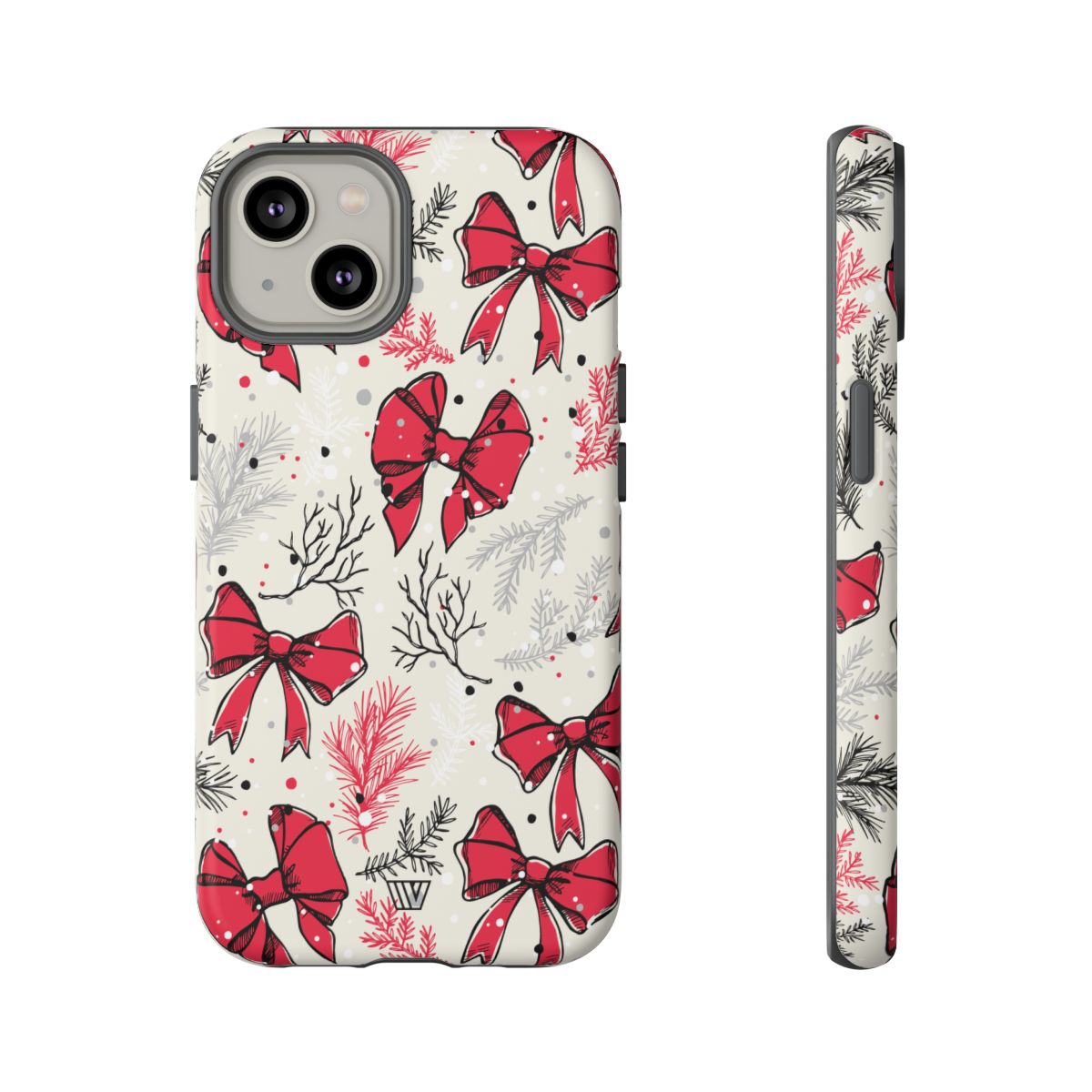 Tough Phone Case Impact-Resistant Dual Layer WINTER BOWS