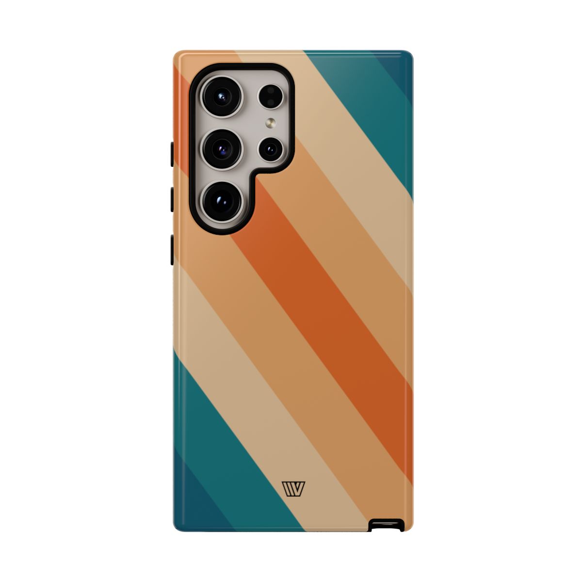 Retro Stripe Tough Phone Case 70s Style