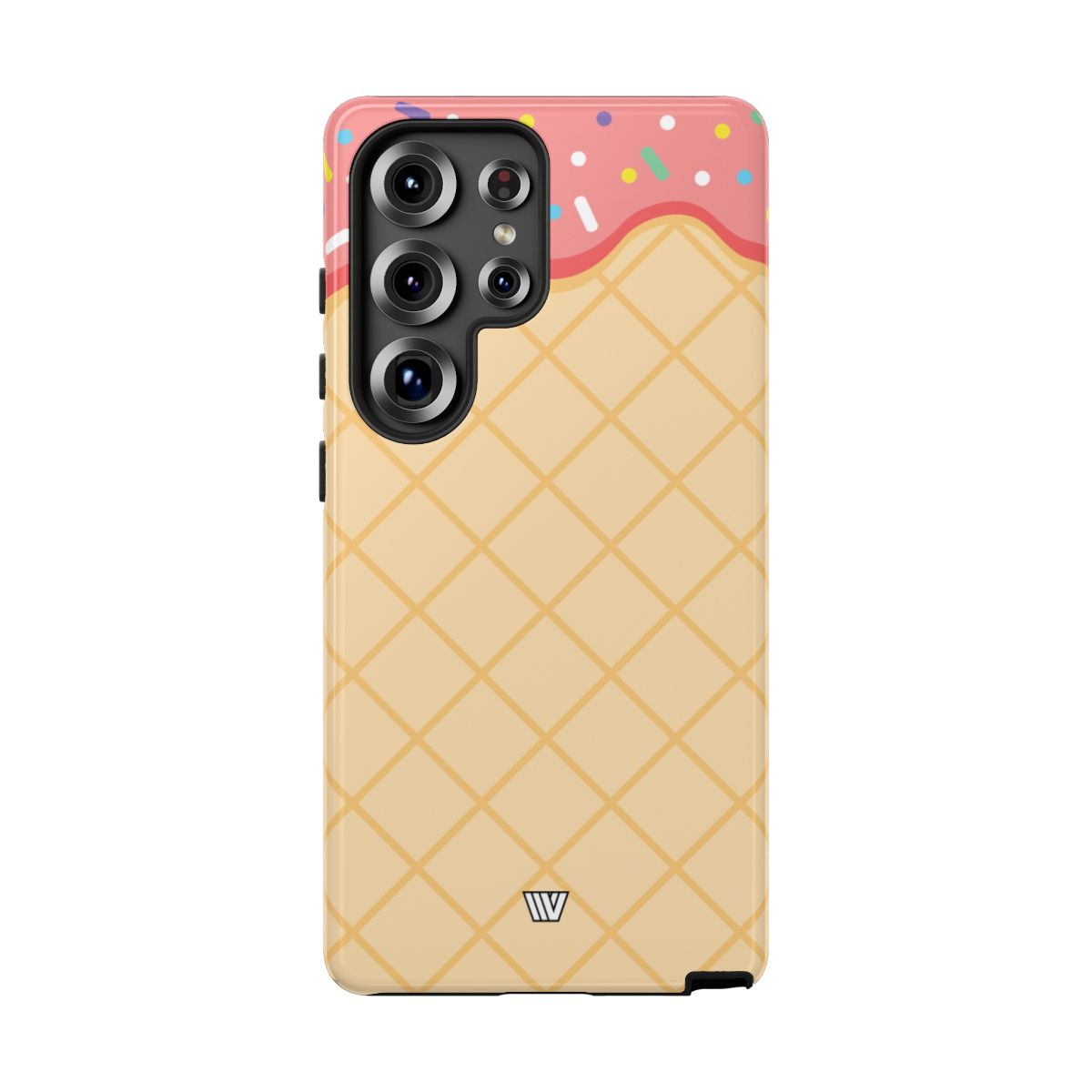 Ice Cream Cone Tough Phone Case Dual-Layer Protection