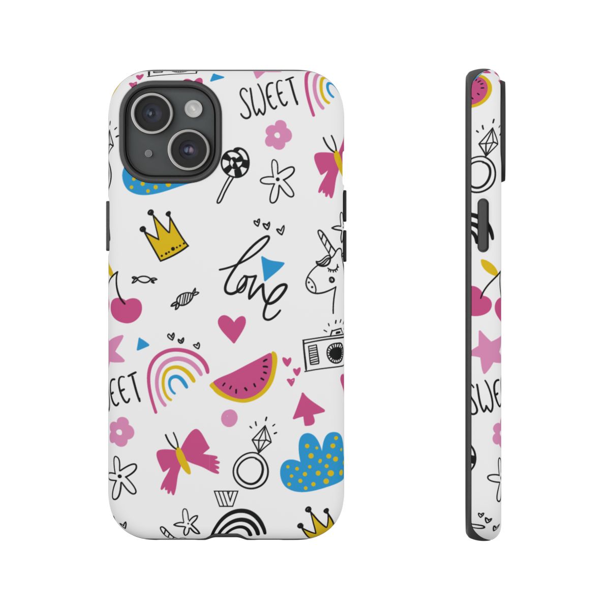 Tough Impact Resistant Phone Case SWEET LOVE