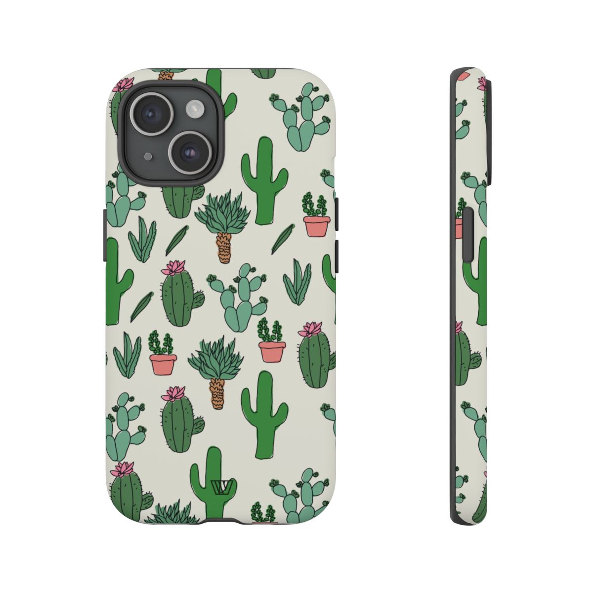 Tough Impact-Resistant Phone Case CACTUS DOODLES
