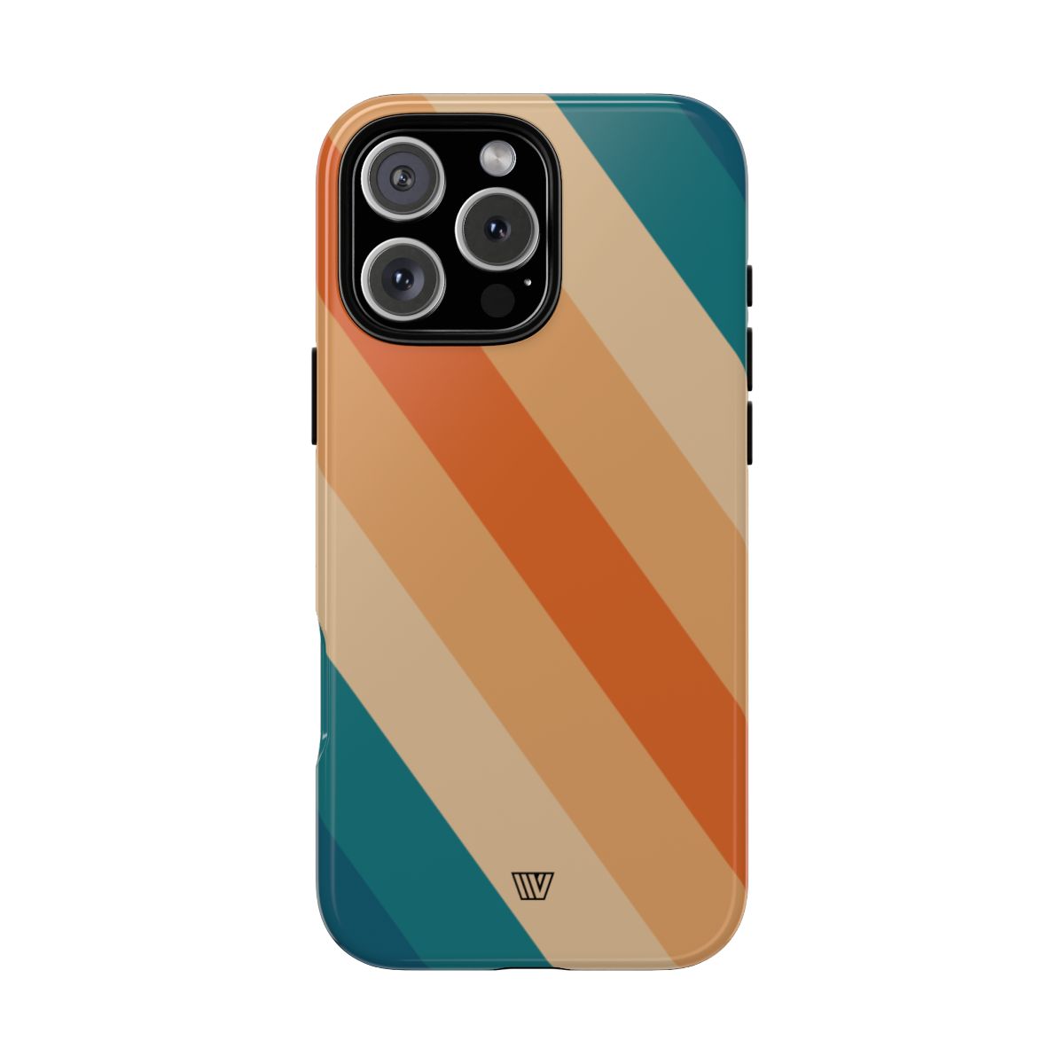 Retro Stripe Tough Phone Case 70s Style