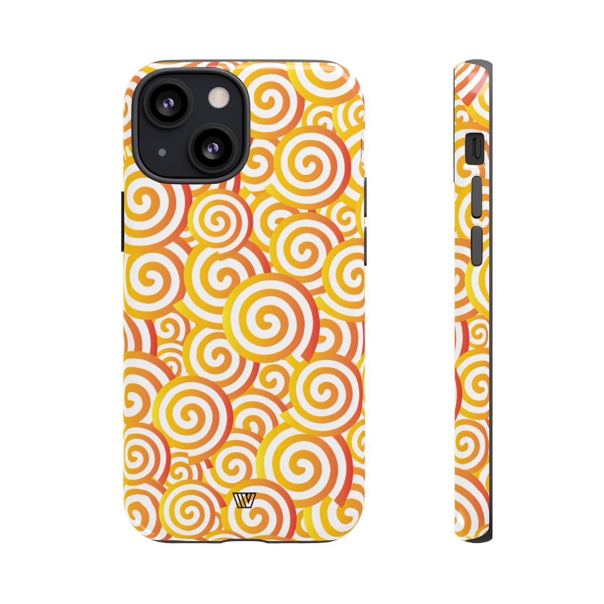 Abstract Spiral Orange Tough Phone Case