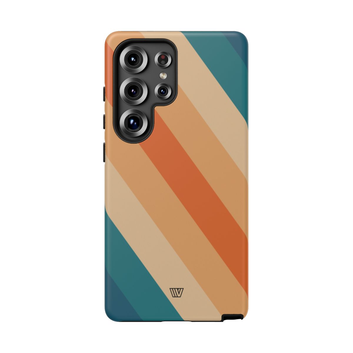 Retro Stripe Tough Phone Case 70s Style