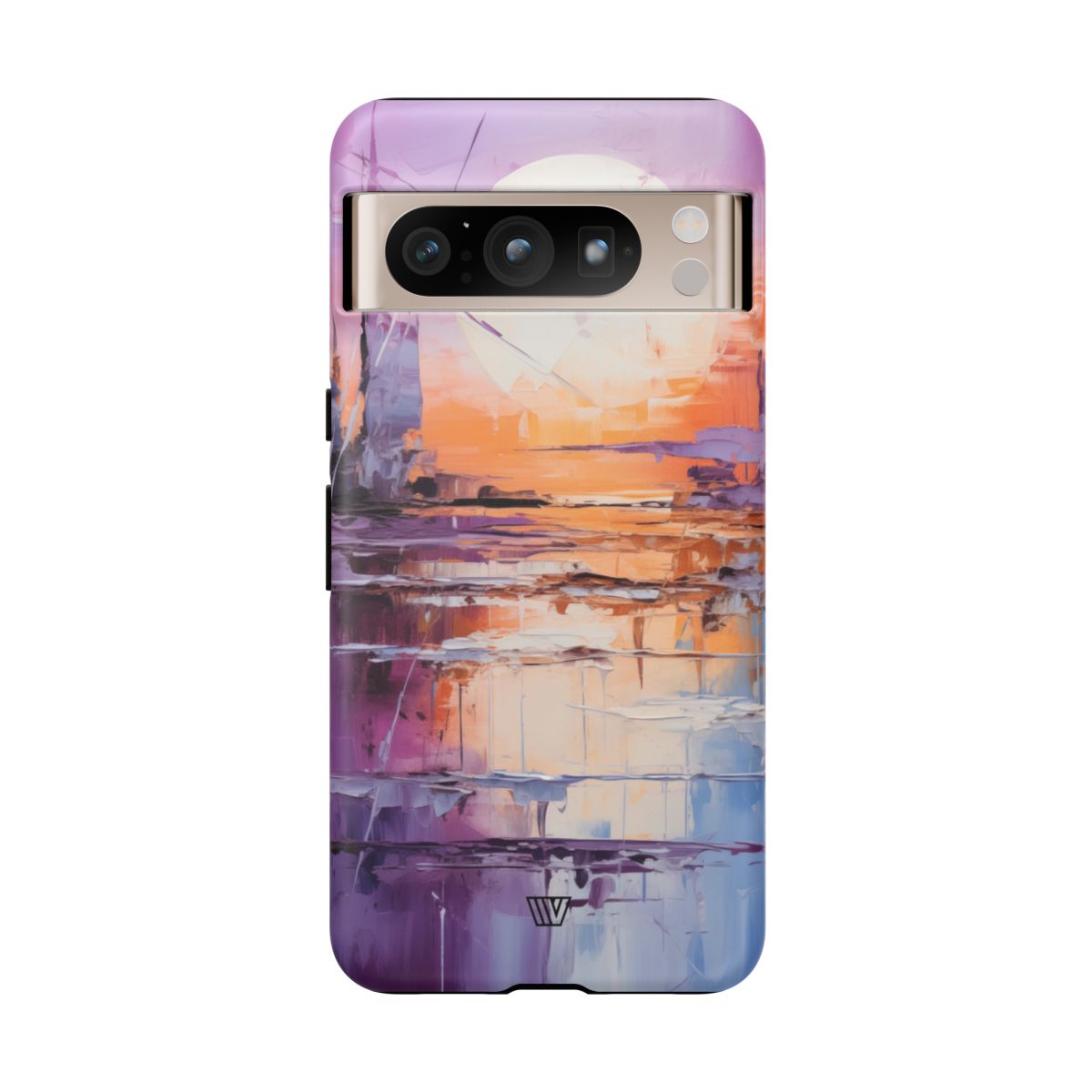 Acrylic Sunset Tough Phone Case Dual-Layer Protection