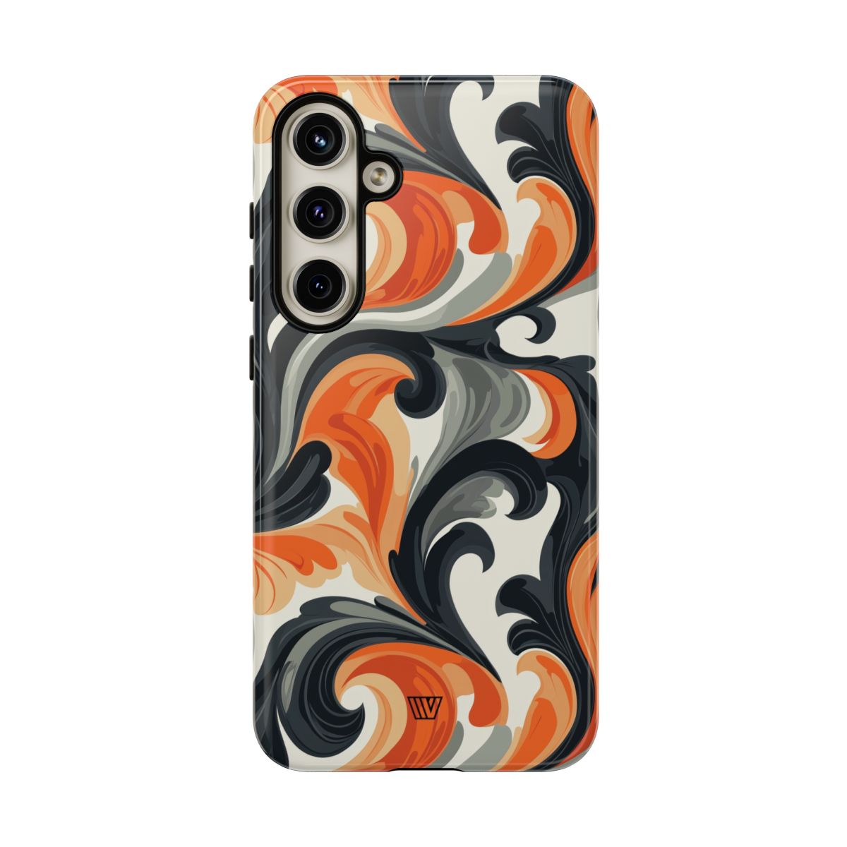 Tough Phone Case Baroque Swirl Polycarbonate Shell Trovvve