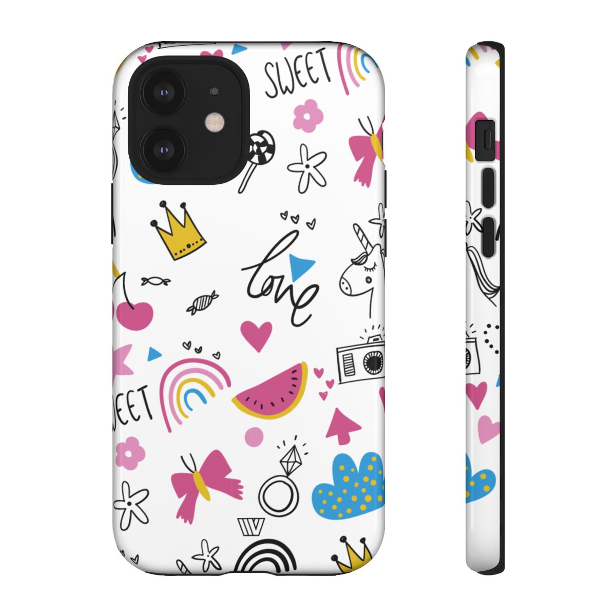 Tough Impact Resistant Phone Case SWEET LOVE