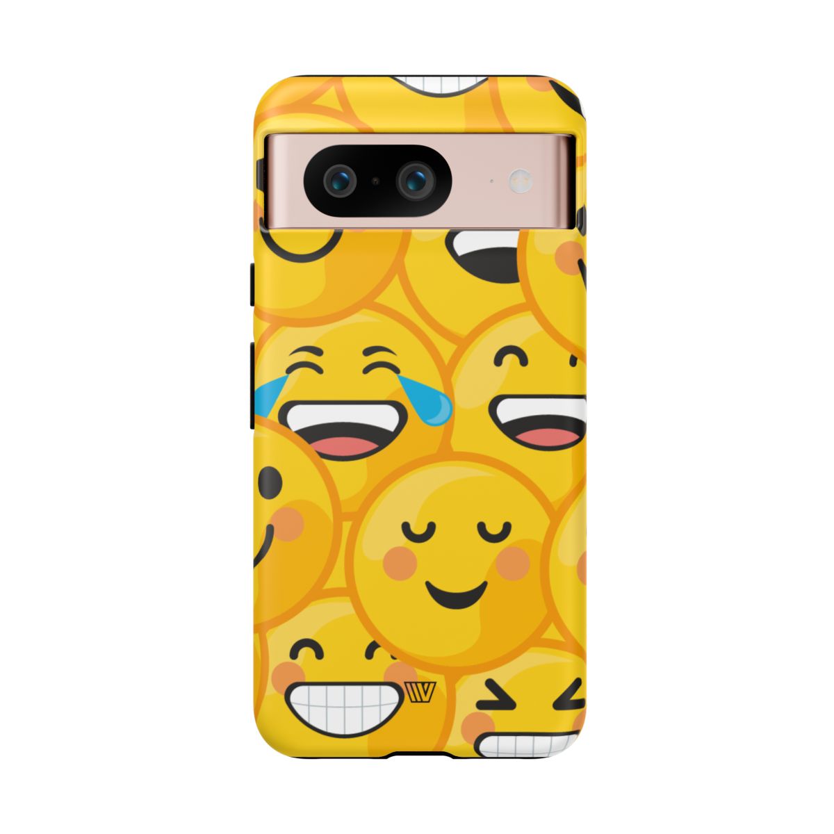 Tough Phone Case Impact-Resistant Dual-Layer Polycarbonate EMOJI FACES