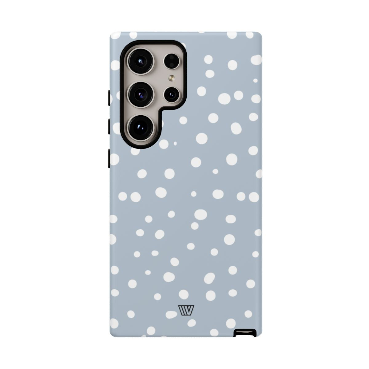 Blue Haze Dots Tough Phone Case Dual-Layer Protective Phone Case