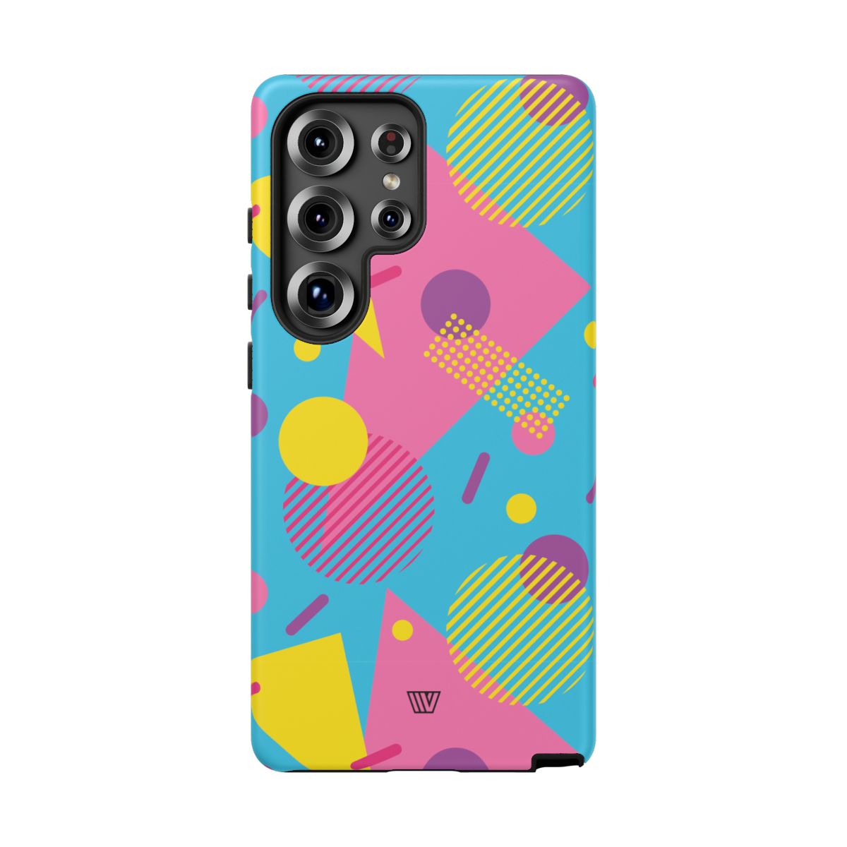 Retro Pattern Light Blue Tough Phone Case