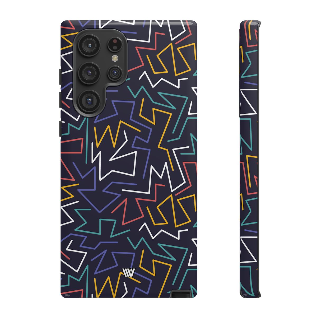 Tough Impact Resistant Phone Case ZIGZAG NIGHT