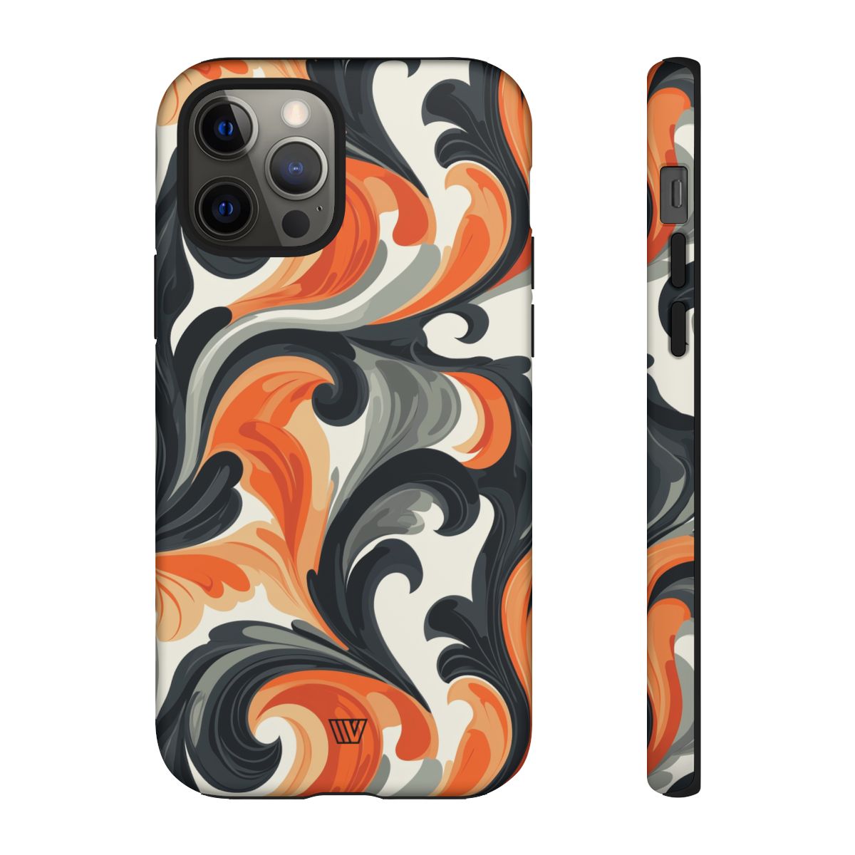 Tough Phone Case Baroque Swirl Polycarbonate Shell Trovvve