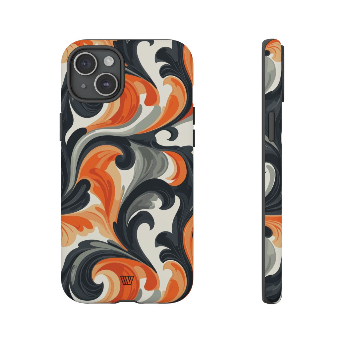Tough Phone Case Baroque Swirl Polycarbonate Shell Trovvve