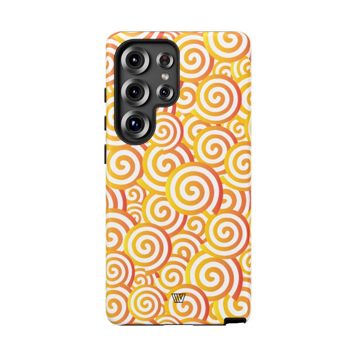 Abstract Spiral Orange Tough Phone Case