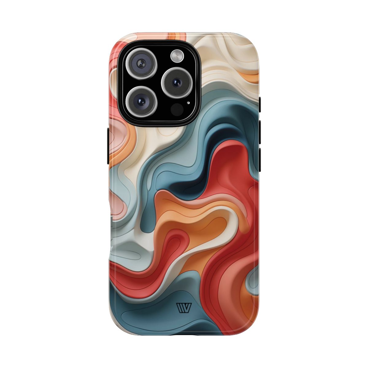 3D Colorful Clay Tough Phone Case