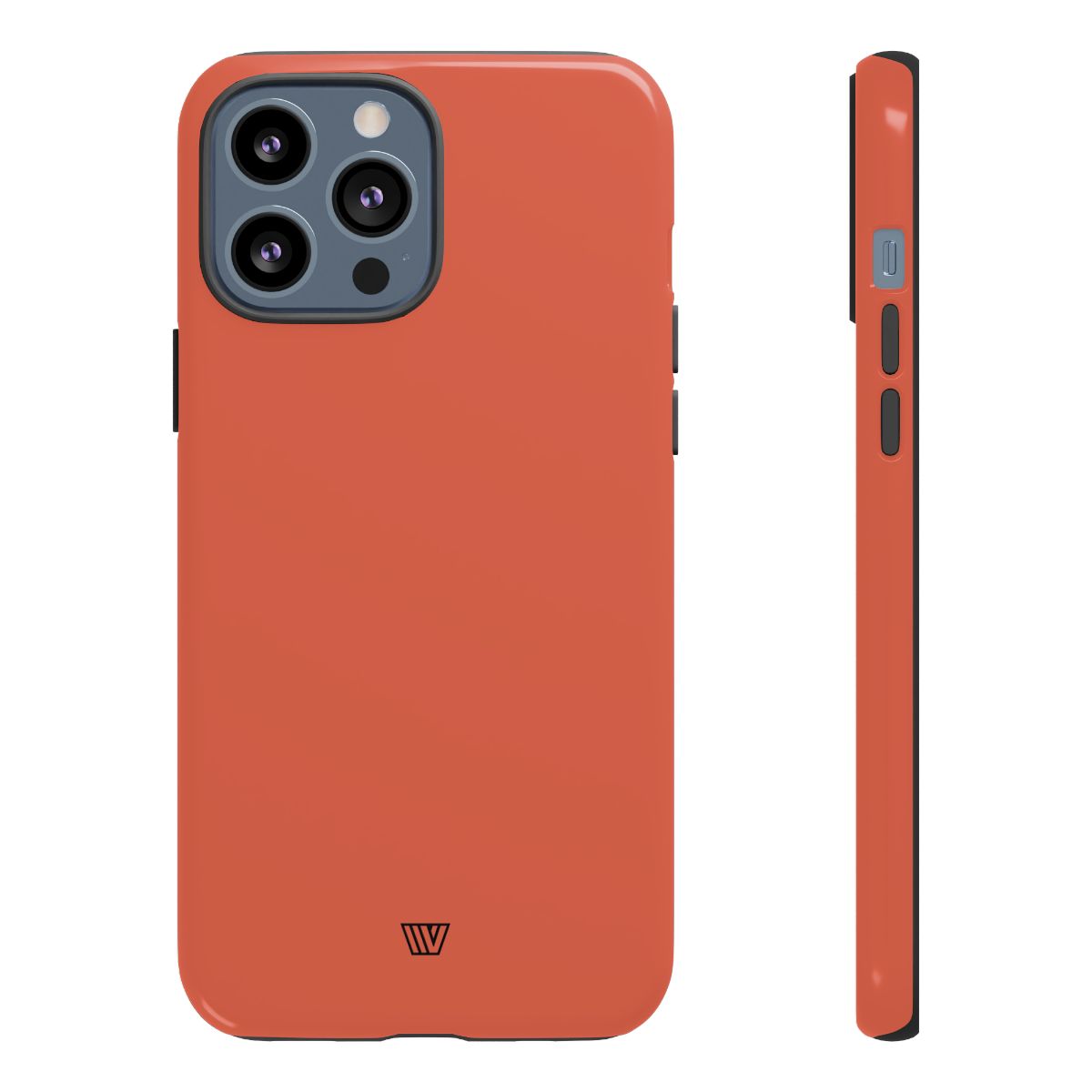 Burnt Sienna Tough Phone Case Dual-Layer Protection