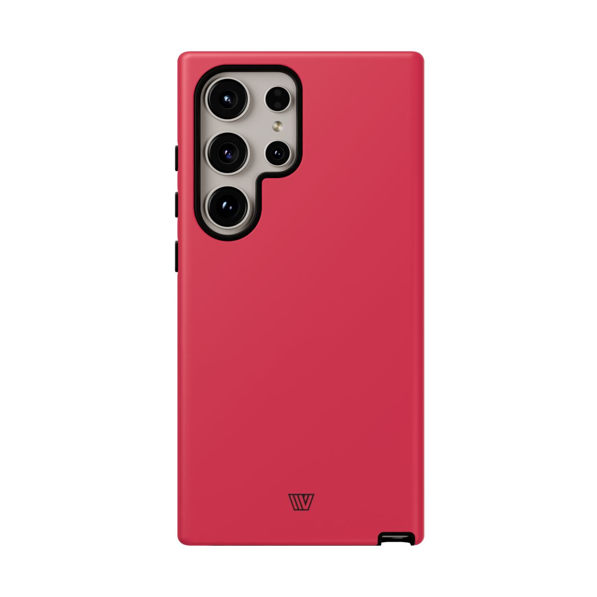 Red Amaranth Tough Phone Case Dual-Layer Protection
