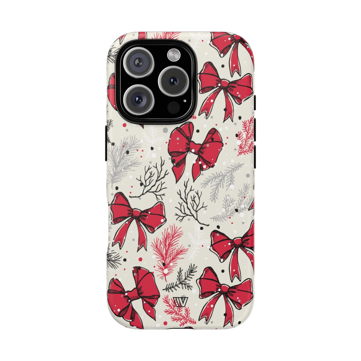 Tough Phone Case Impact-Resistant Dual Layer WINTER BOWS