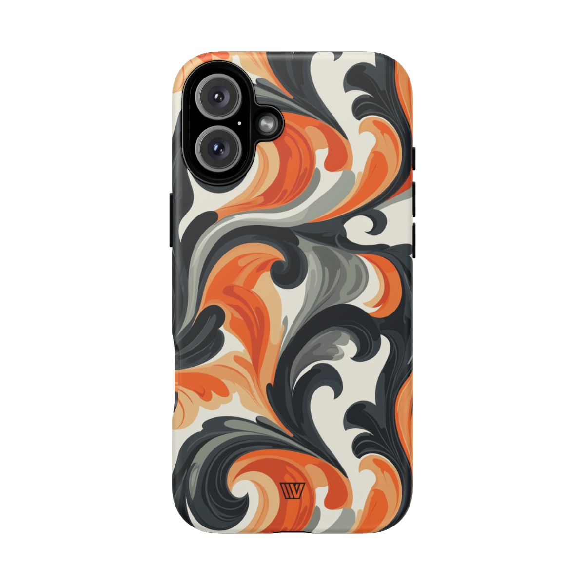 Tough Phone Case Baroque Swirl Polycarbonate Shell Trovvve