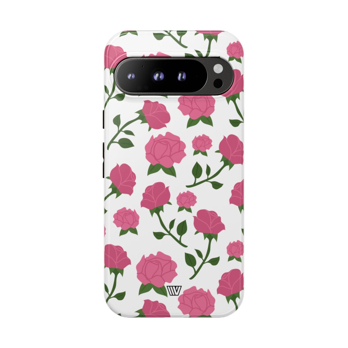 Pink Roses Tough Phone Case Dual-Layer Protective Trovvve