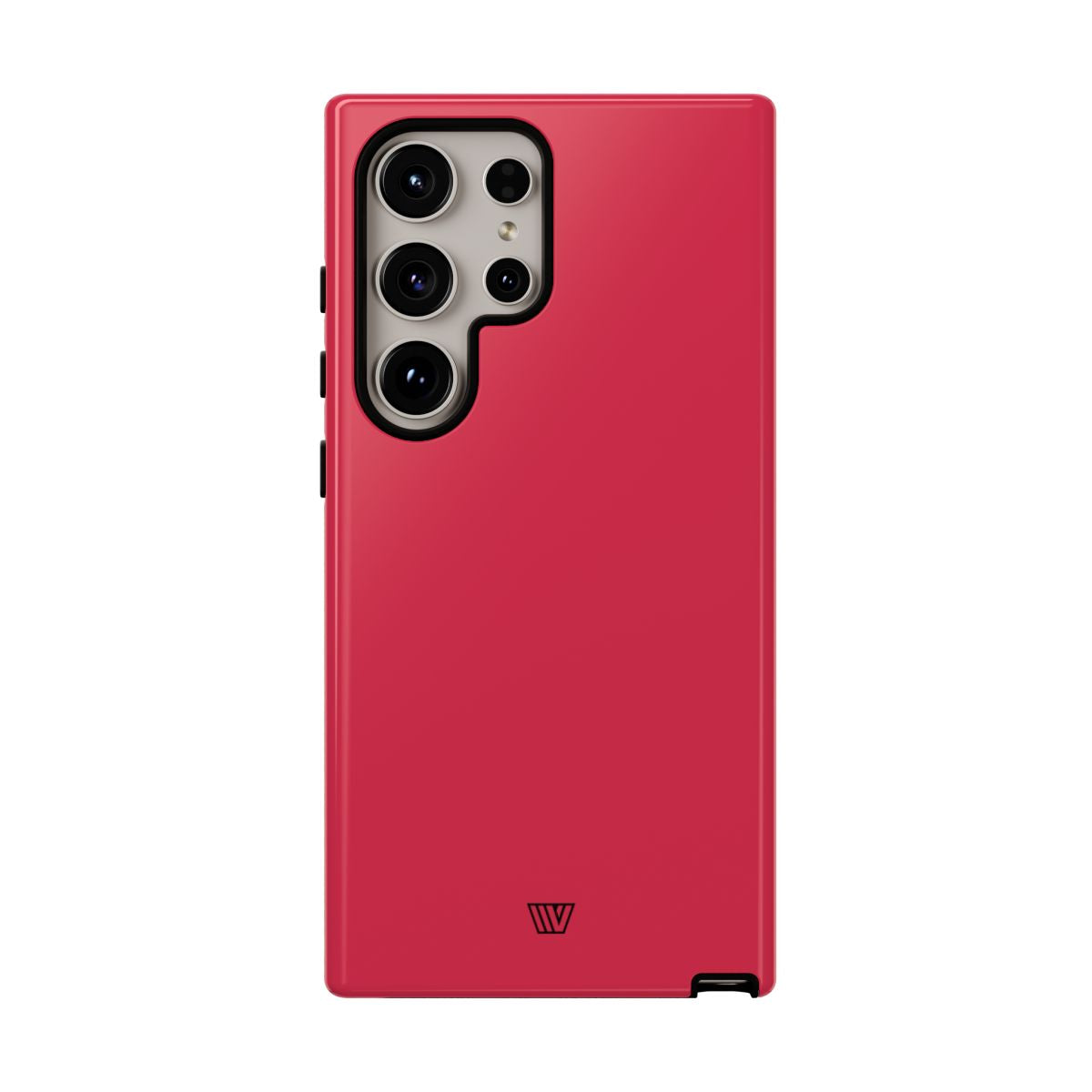 Red Amaranth Tough Phone Case Dual-Layer Protection