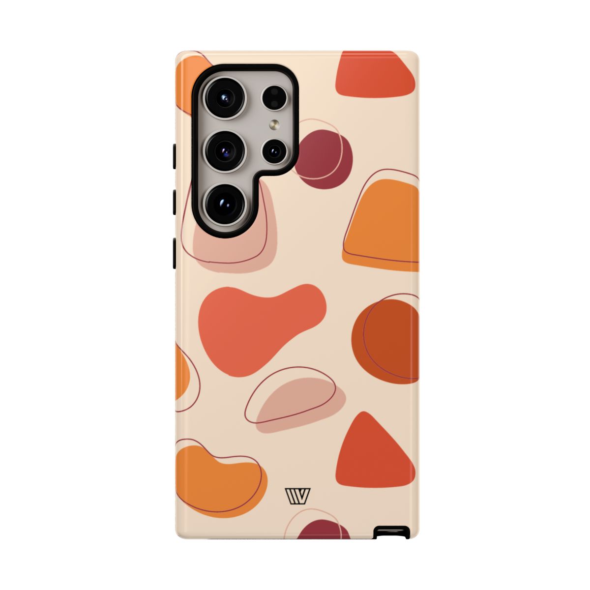 Tough Impact-Resistant Phone Case with Dual Layer WARM SHAPES