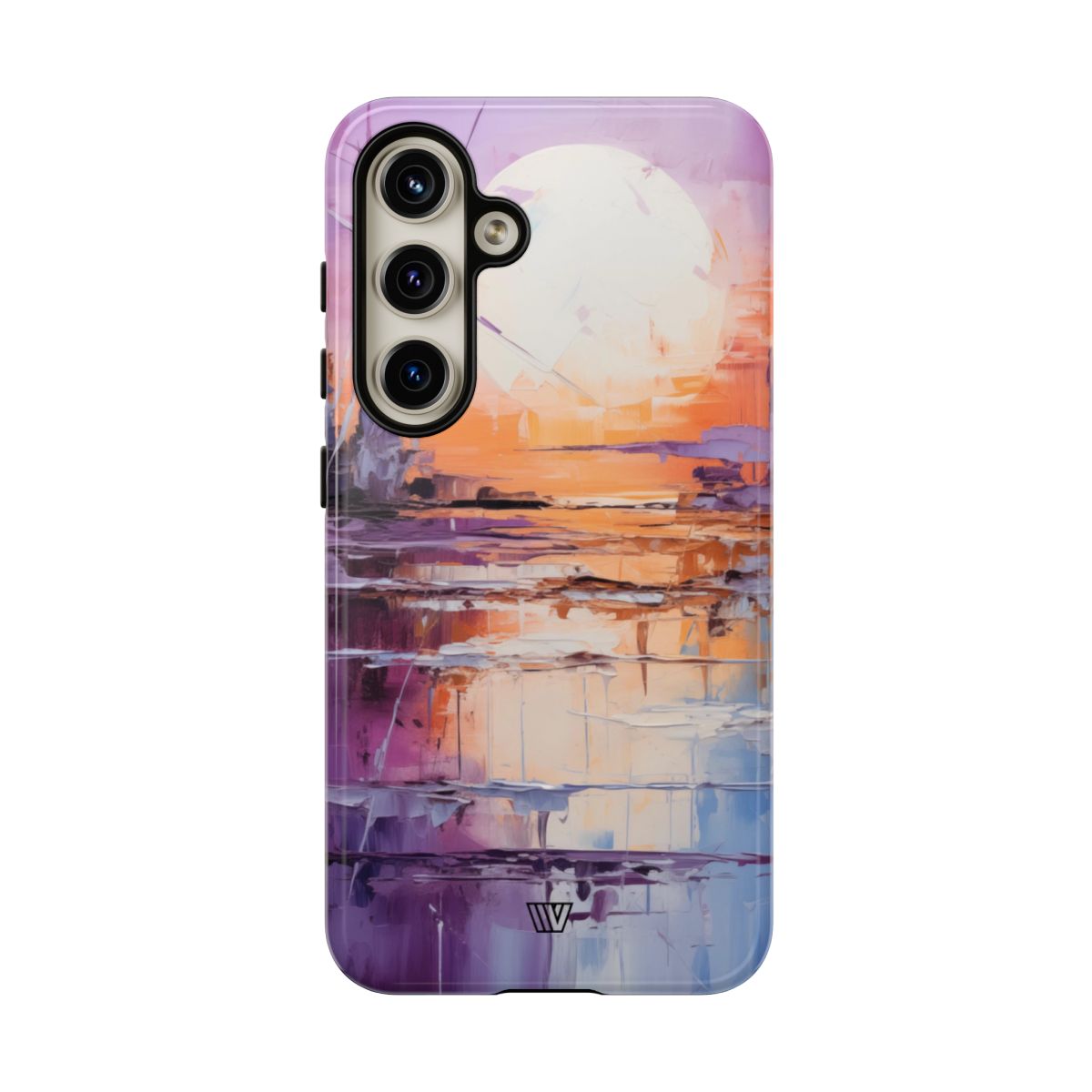 Acrylic Sunset Tough Phone Case Dual-Layer Protection