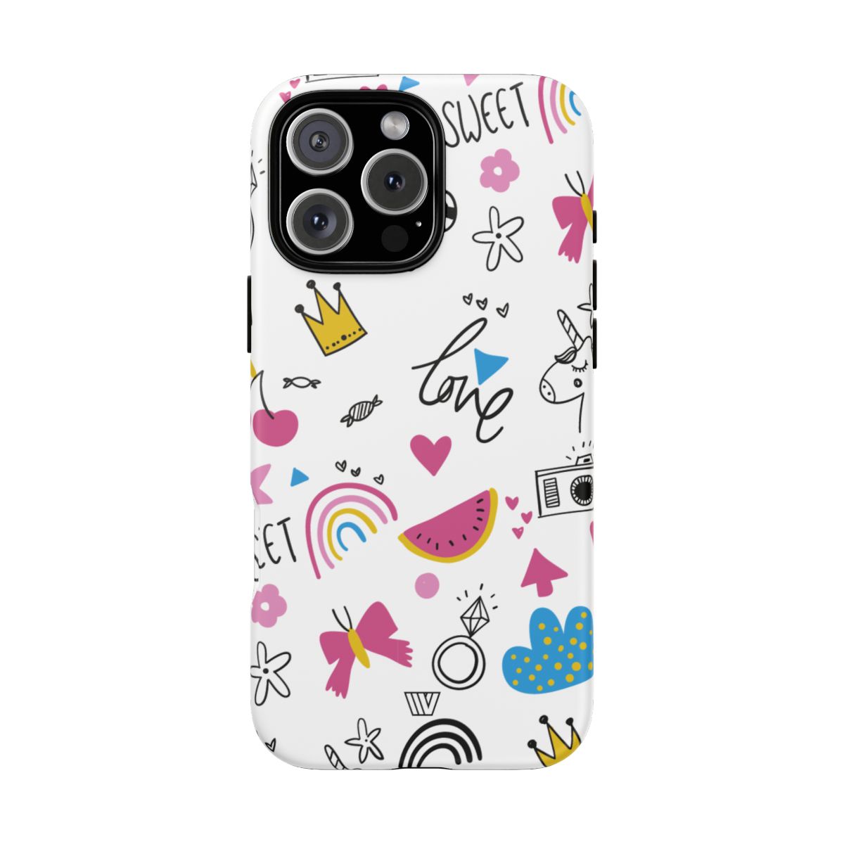 Tough Impact Resistant Phone Case SWEET LOVE