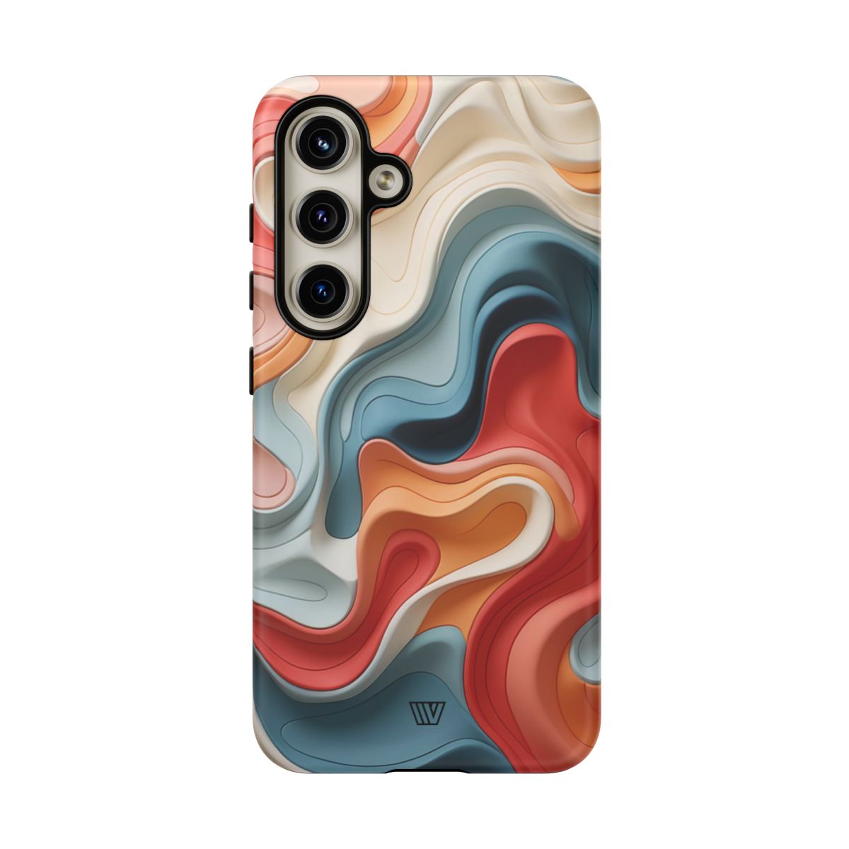 3D Colorful Clay Tough Phone Case
