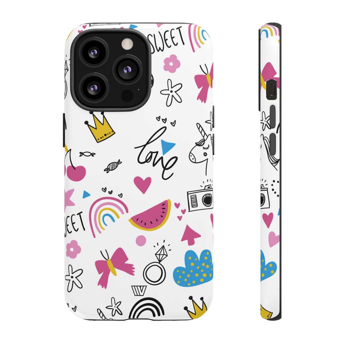 Tough Impact Resistant Phone Case SWEET LOVE