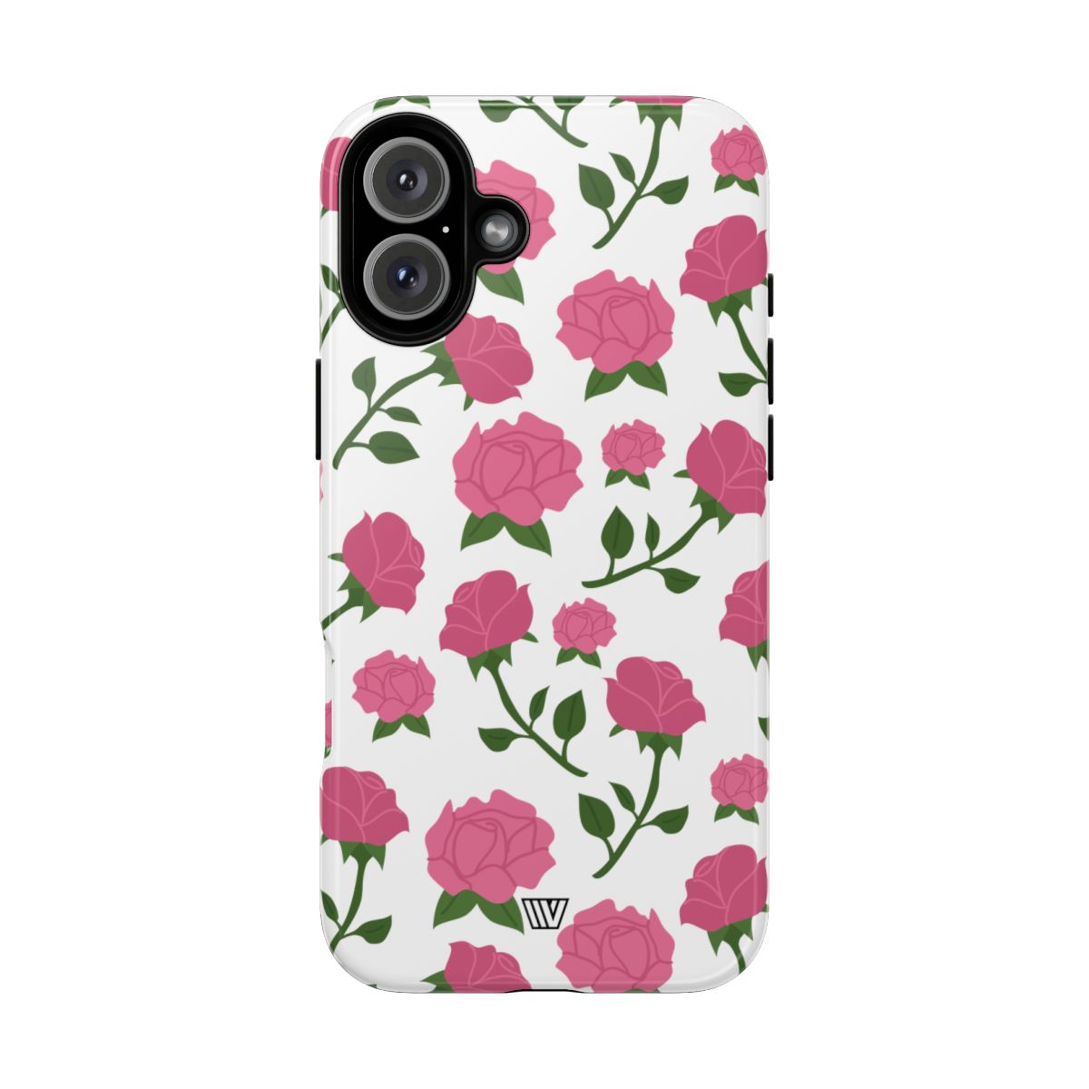 Pink Roses Tough Phone Case Dual-Layer Protective Trovvve