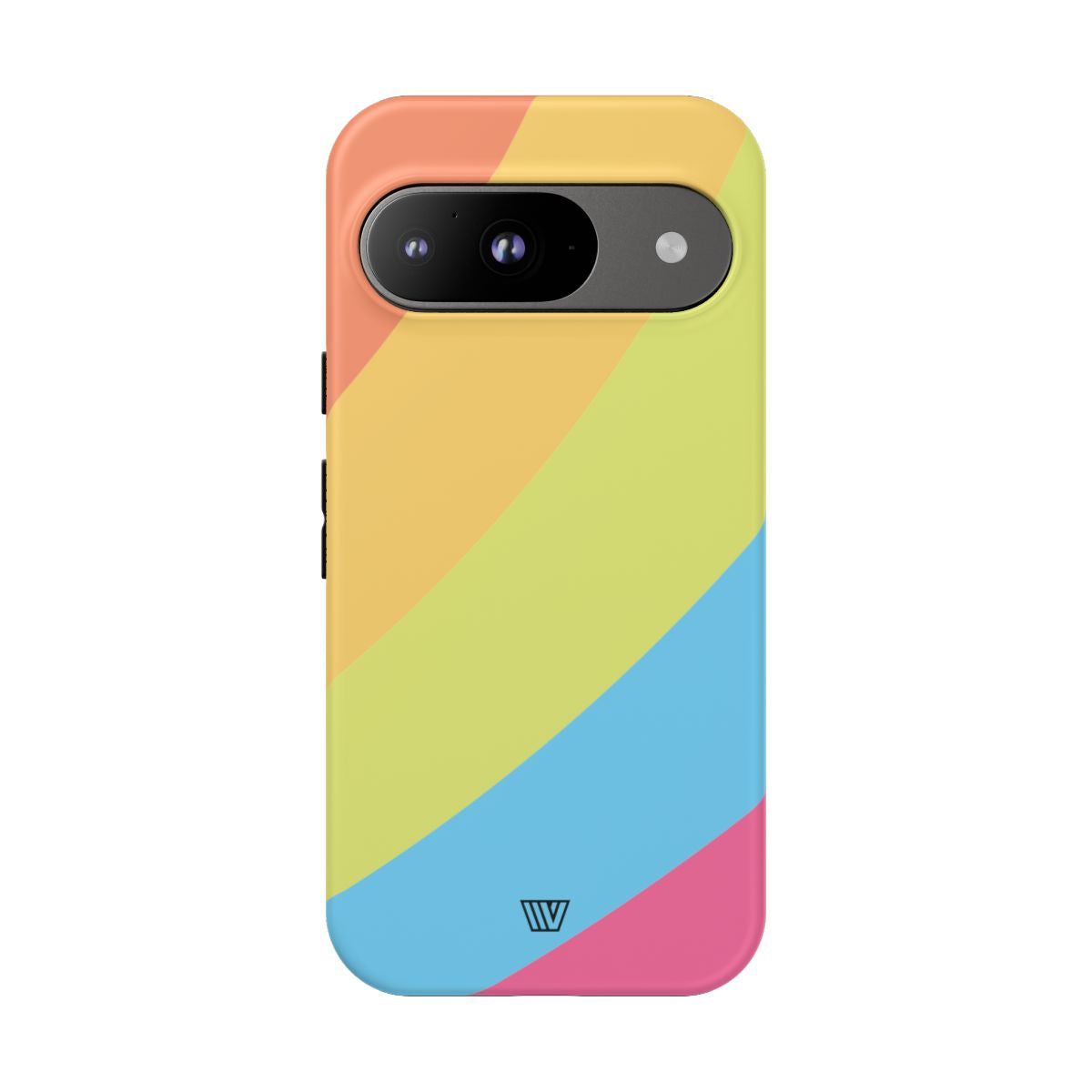Neon Rainbow Tough Phone Case Dual-Layer Protective Shell
