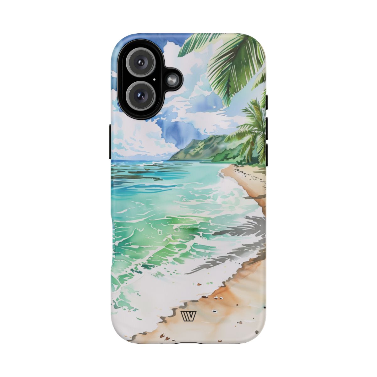 Watercolor Beach Tough Phone Case